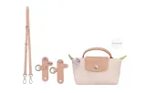 Adjustable Shoulder Straps 94-114cm+No-Drill (Dusty Pink Silver-Tone Lock)