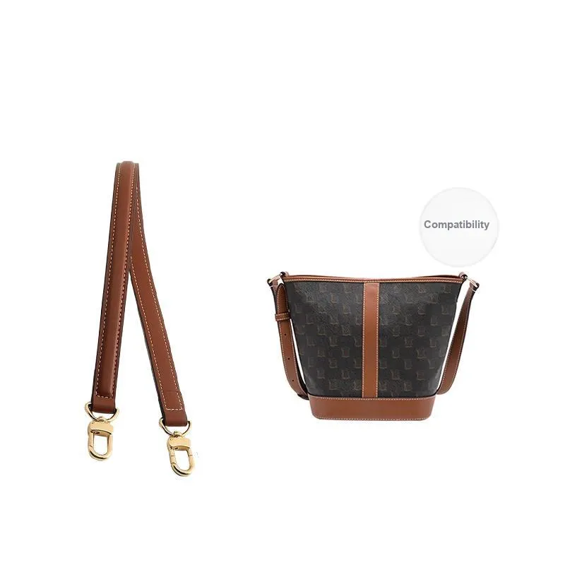 Ingenuity Handmade DuPont Paper Medium Bag Liner Super Light Water Resistant Storage Bag With Strap Women's Black/Brown-6