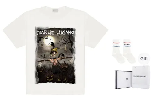Charlie Luciano T Shirt Unisex White