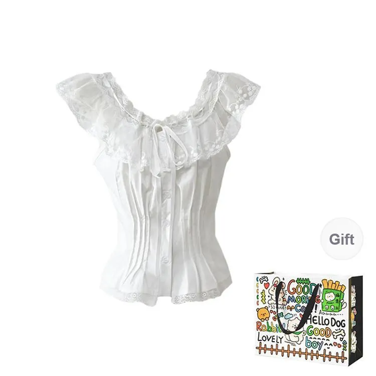 OURUOKE Shirts Women's-4
