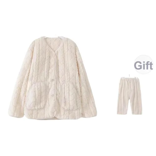 OEING Экрю Женские Пижамные Комплекты