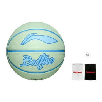 LiNing Rubber Basketball Green No. 5, No. 7 Training Unisex