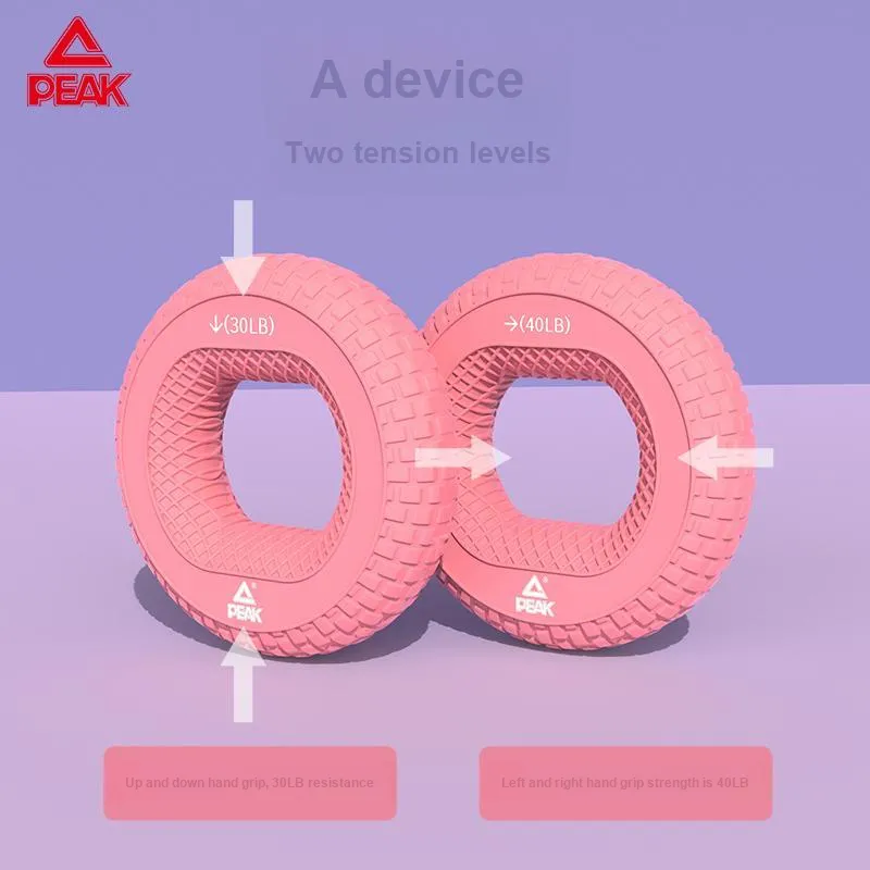 PEAK Grip Trainer Silicone Grip Ring Finger Rehabilitation Training Arm Fitness Portable Stress Relief Unisex-4