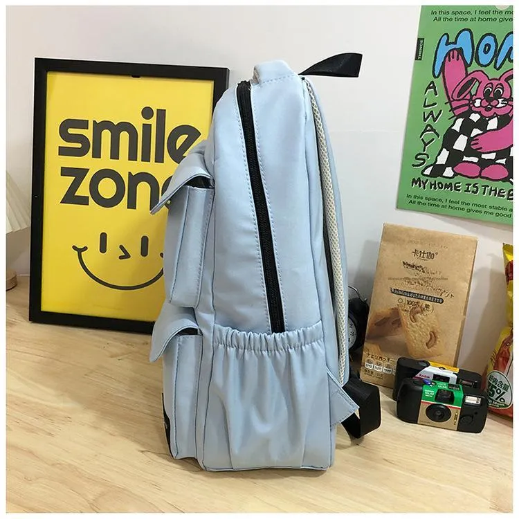 URBAN FOREST Oxford Backpack Unisex Yellow/Black/Khaki/Blue-17