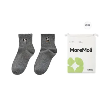 Moremoli Ankle Socks Women's Shopping Bag 2 Pack