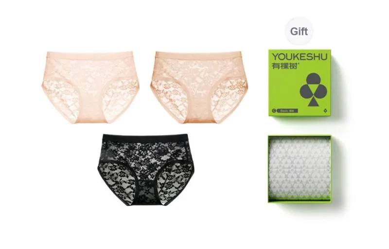 YOUKESHU Underpants Women's 3 Pack-4