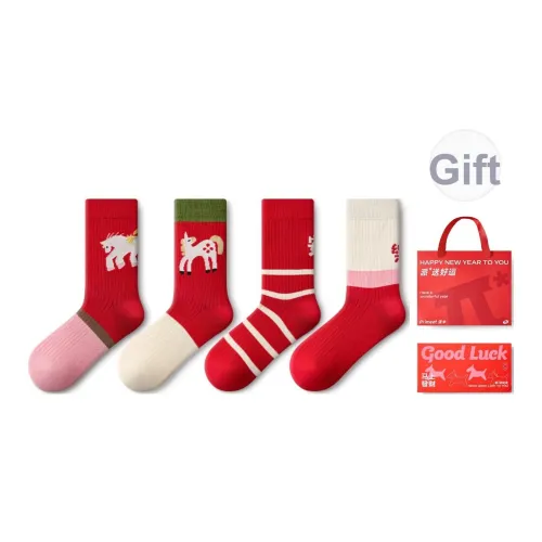 PRIMEET Носки Crew Унисекс упаковка из 4 пар