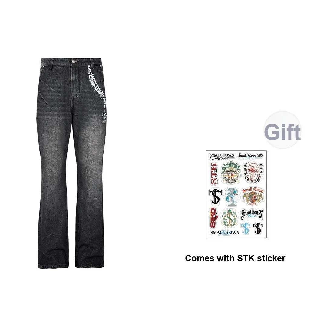 STK SMALL TOWN KID Jeans Unisex Black