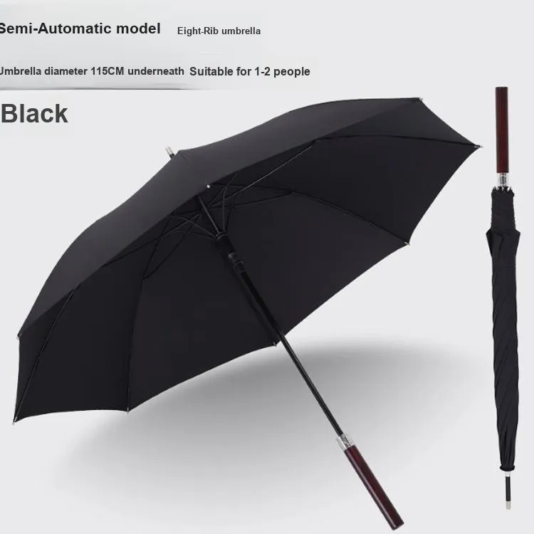 NingYi Golf Umbrella Long Handle Thickened Rainproof Large Umbrella-3