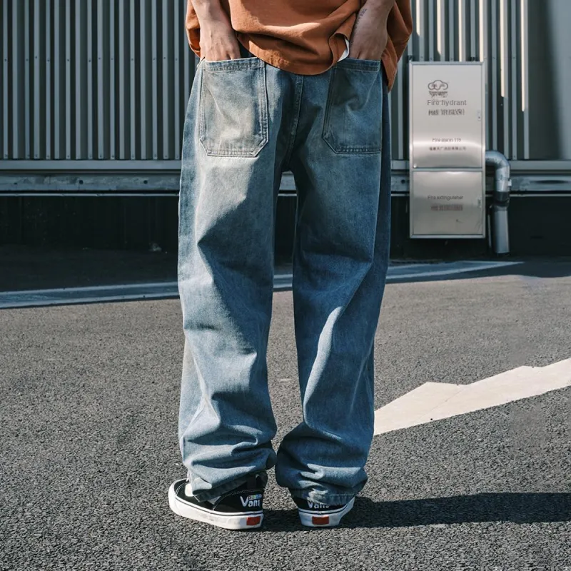 CoosRetro Jeans Unisex Blue-5