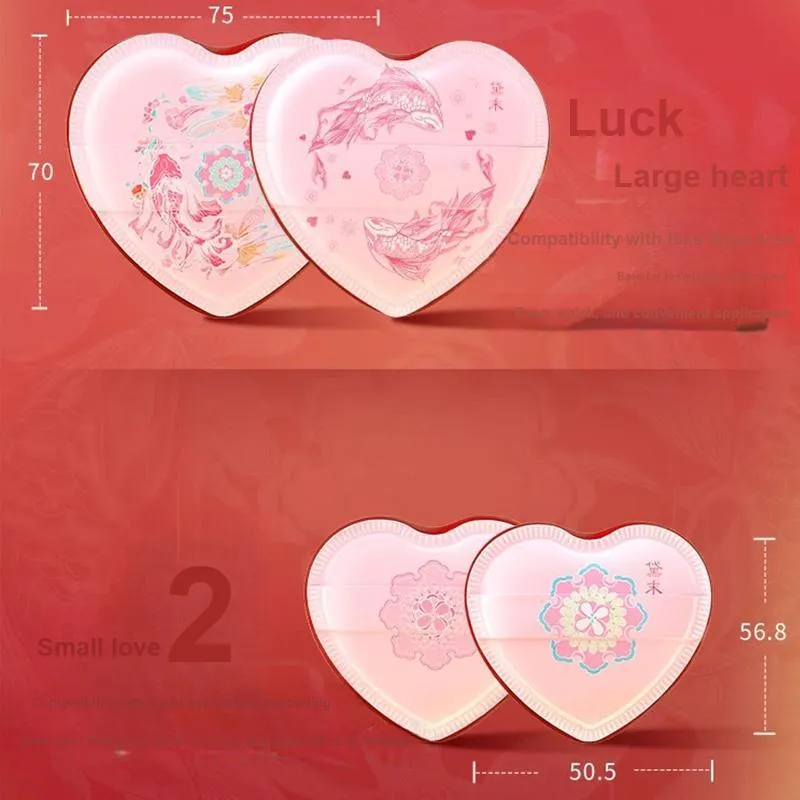 Texamo Xixiangfeng Chinese Style Collection Concealing Foundation Flock Setting Professional Makeup Sponge Tool-9