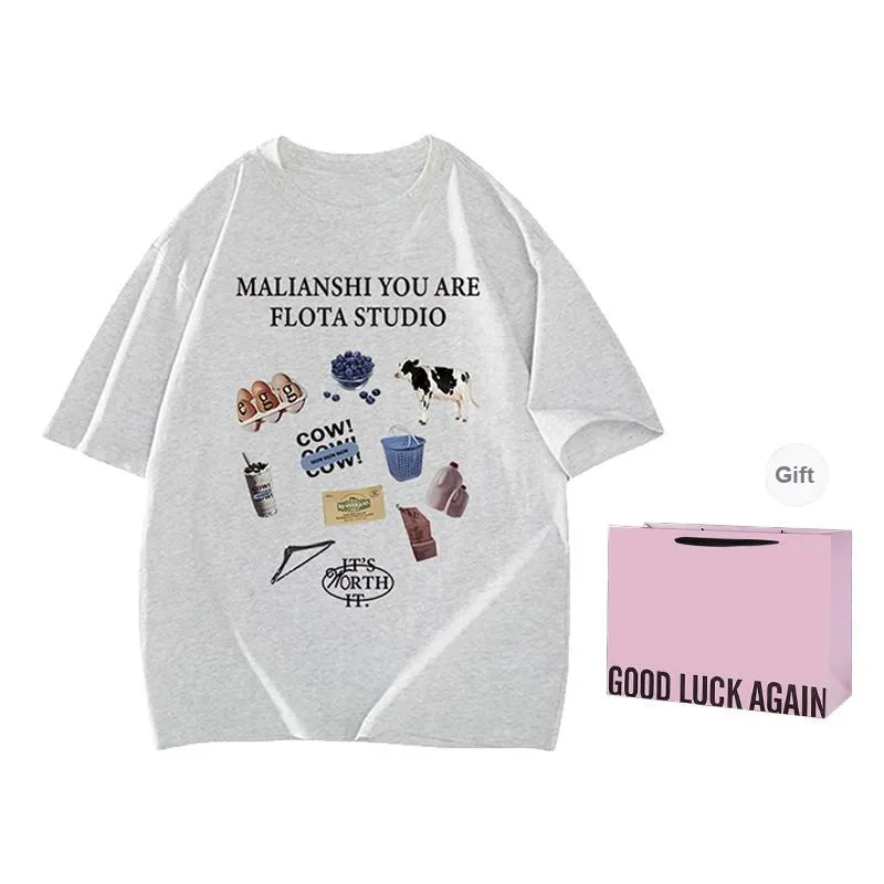 Aimilian T Shirt Unisex White Gray-0