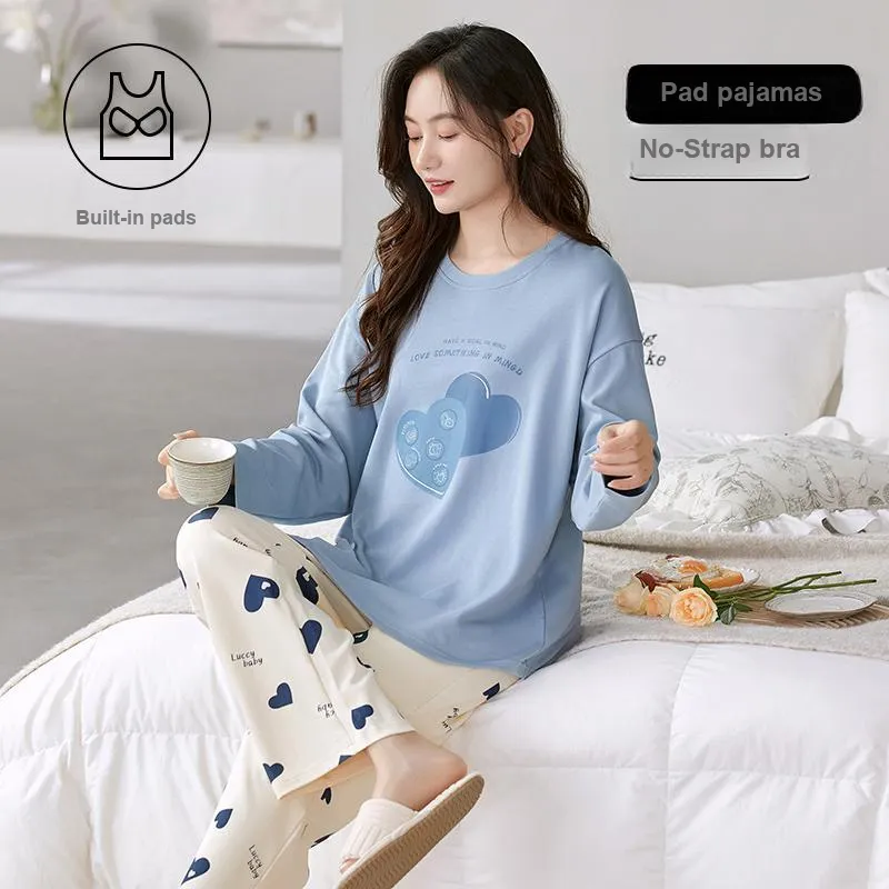MADALLO Pajama Set Women's Lake Blue-3