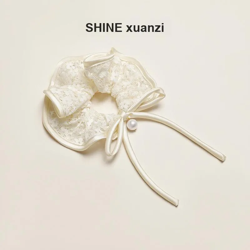 SHINE Fabric, Shell Pearl Hair Tie Women's-1