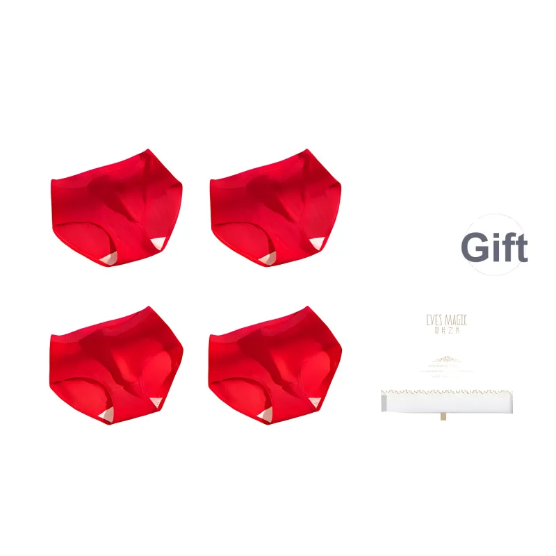 XIA.WA.ZHI.XIU Underpants Women's 4 Pack Gift Box Set-25