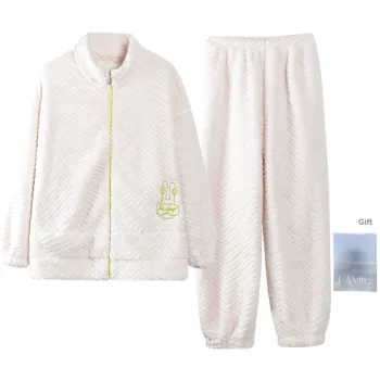 Lan Miao Pajama Set Women's Shopping Bag Pearl White