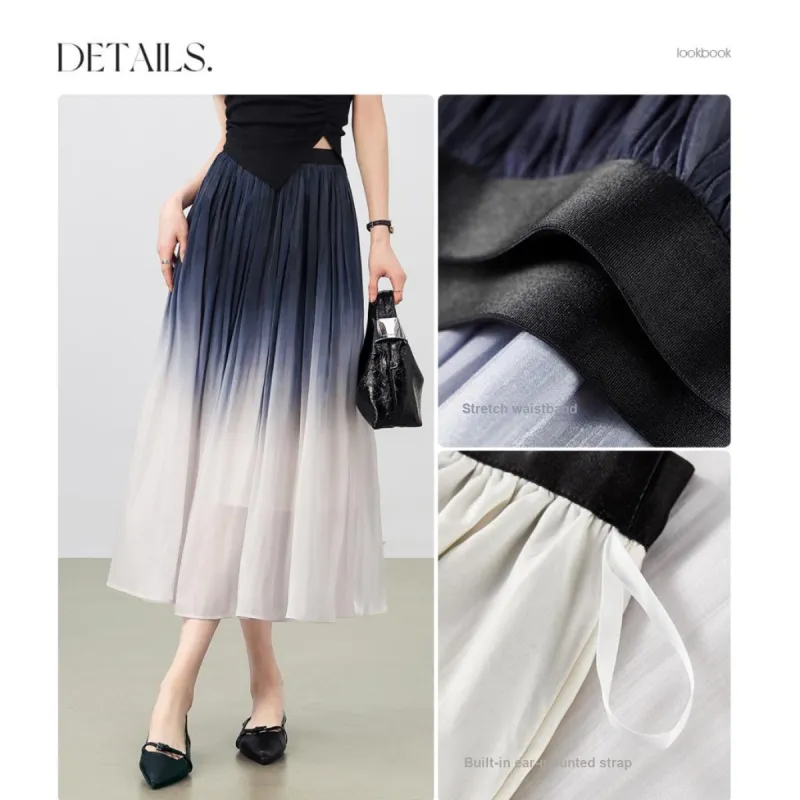 SENTUBILA Casual Long Skirt Women's-8