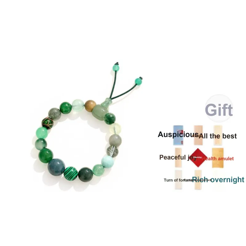 Oriental Jade Crystal Bracelets Unisex-2