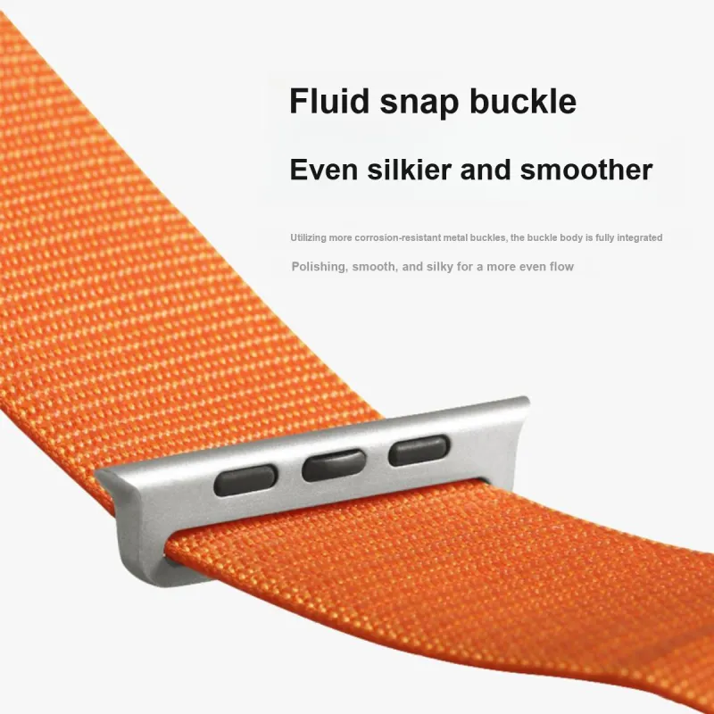 TZXZ Apple Compatibility Watch Band 230mm Fabric Material-2