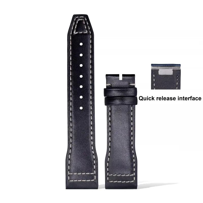 Yuloran Watch Band Global Compatibility Genuine Leather Material-1