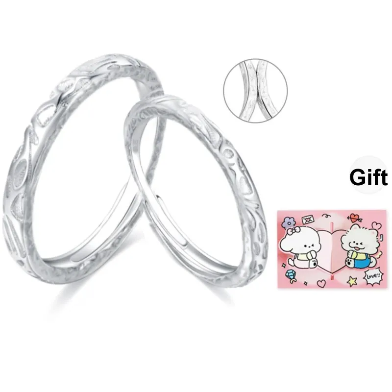 LAOYINFANG Synthetic Cubic Zirconia Rings Unisex-1