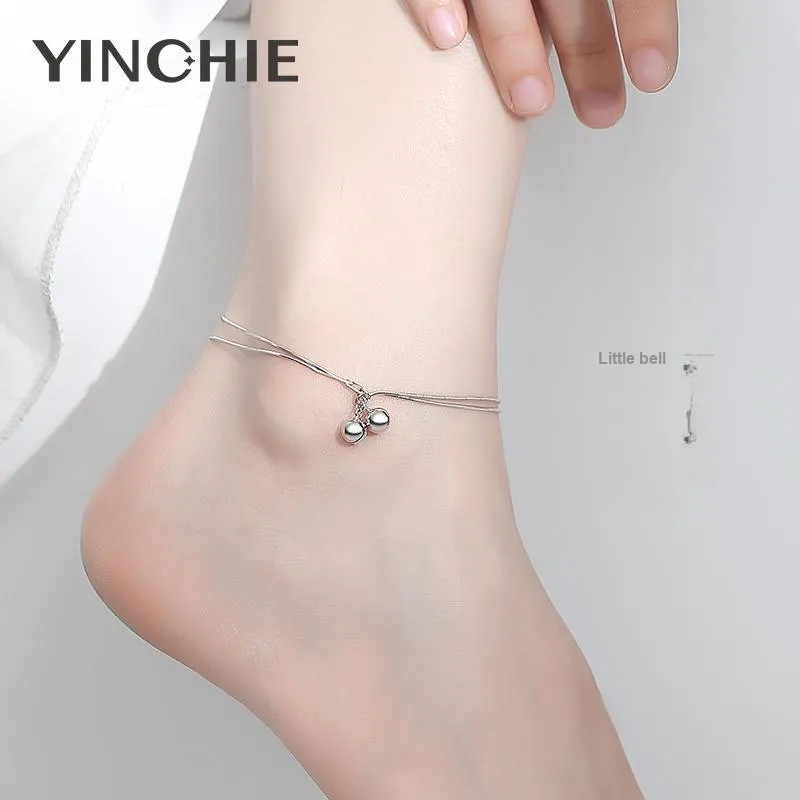 YINCHIE 925 Sterling Silver Anklets Women's-1