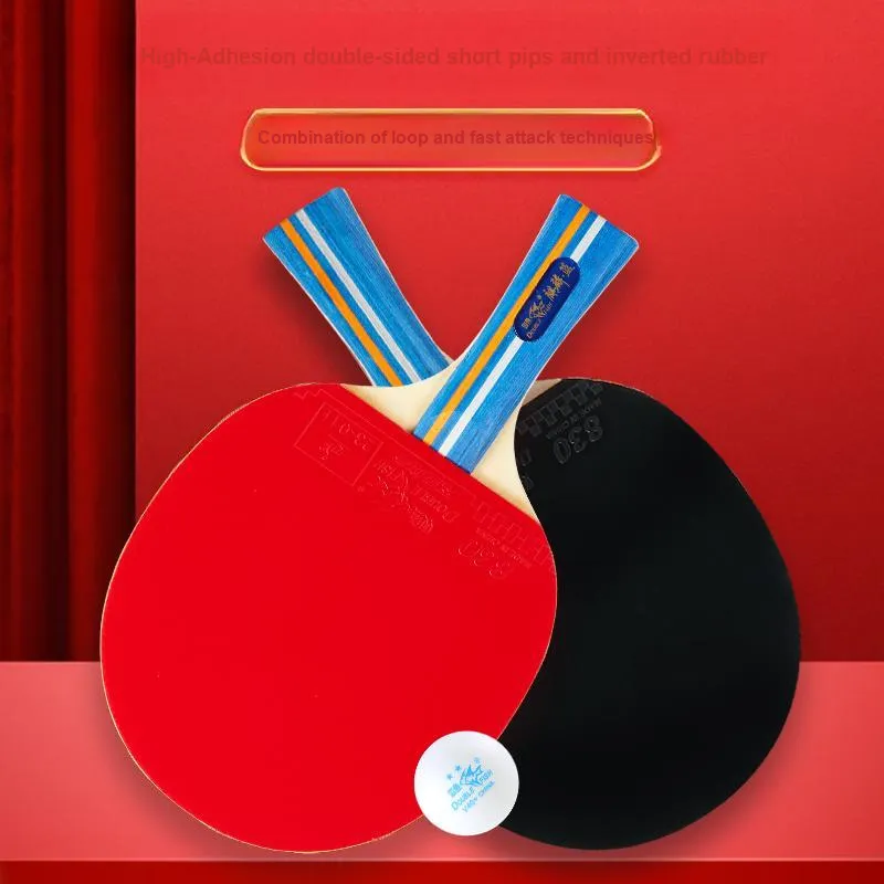 DOUBLEFISH Ping Pong Paddles Unisex All Wood-2