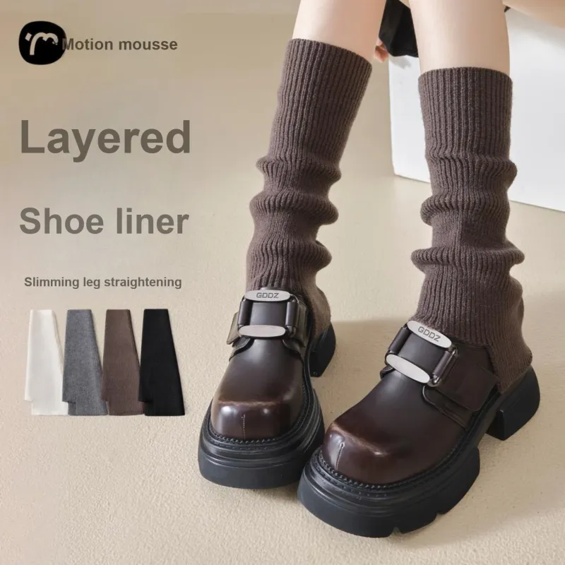 Temooues Mid Calf Socks Women's Combo Set-9