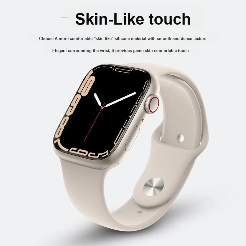 KUWU STREET Apple Compatibility Watch Band 237mm Silicone Material-10