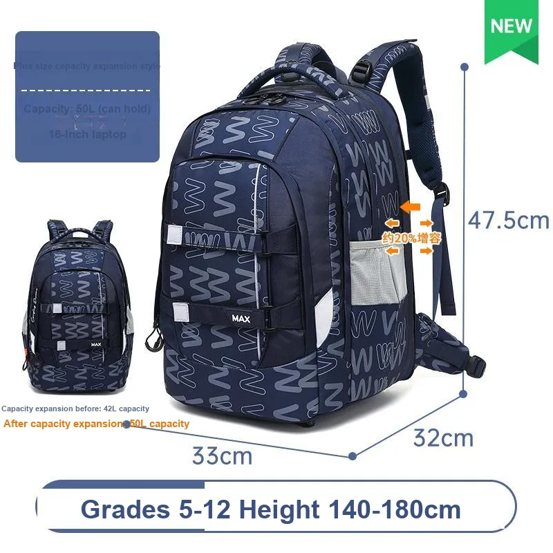 HERDER Polyester Student Bag Large Size-1