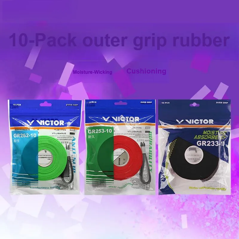 VICTOR Badminton Grip Tape Polyurethane Thin 10 Pack-3