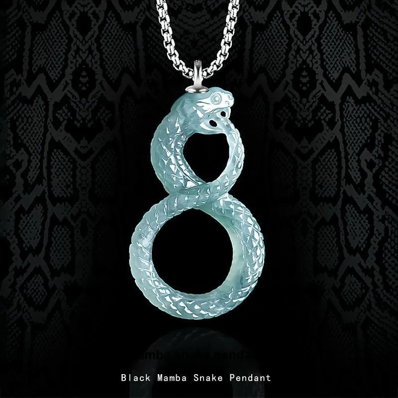 Kai Zhen Glutinous Jade Necklaces Unisex-1