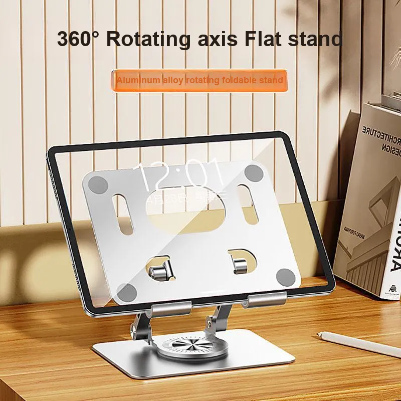 LZL Tablet Stands Aluminum Alloy Desktop Elevating Foldable Live Streaming And Binge Watching IPad-2