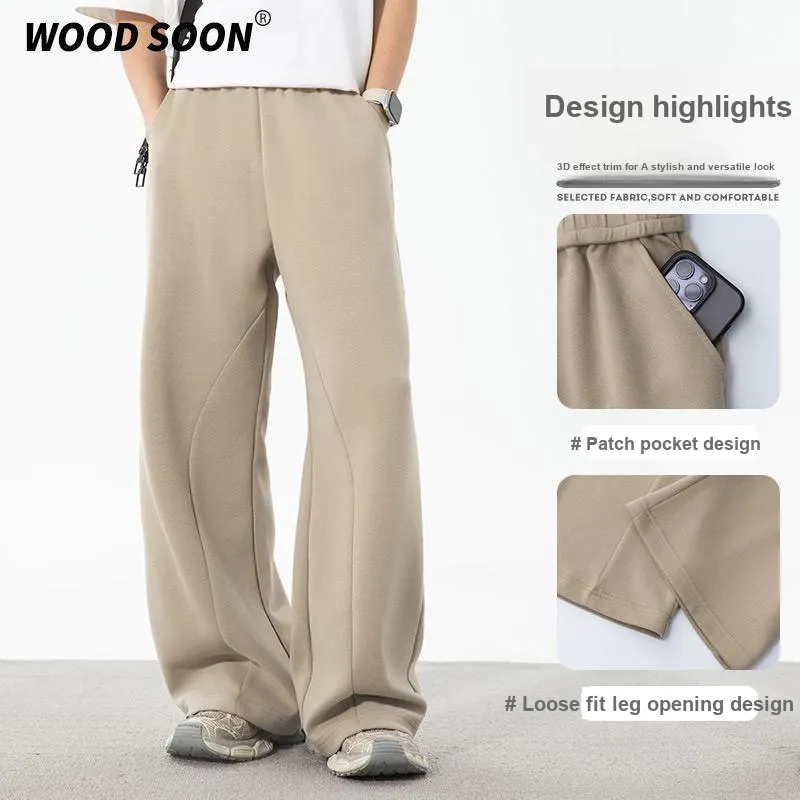 WOOD SOON Casual Pants Unisex-16