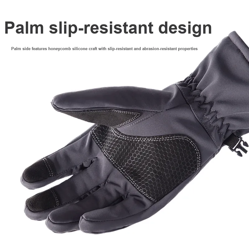 TANLU Ski Gloves Insulated For Cold Weather Outdoor Gloves Unisex-4