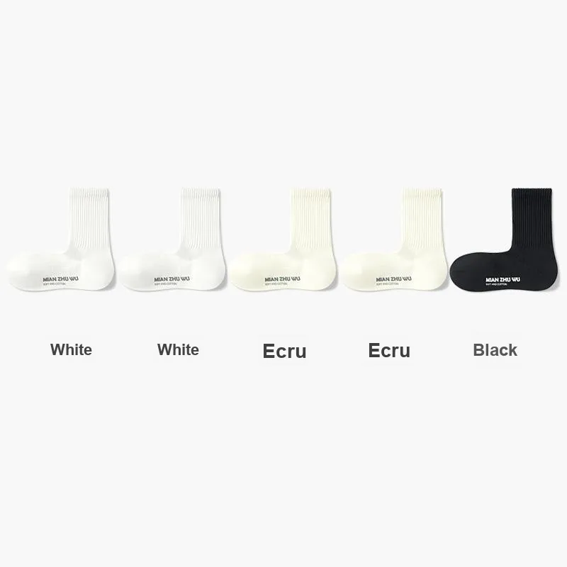 B&C.Room 2023 Fall Crew Socks Men's 5 Pack-10