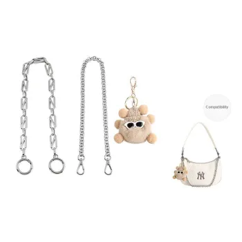 Luxury Care Artisan Workshop Copper Bag Straps Women's Silver