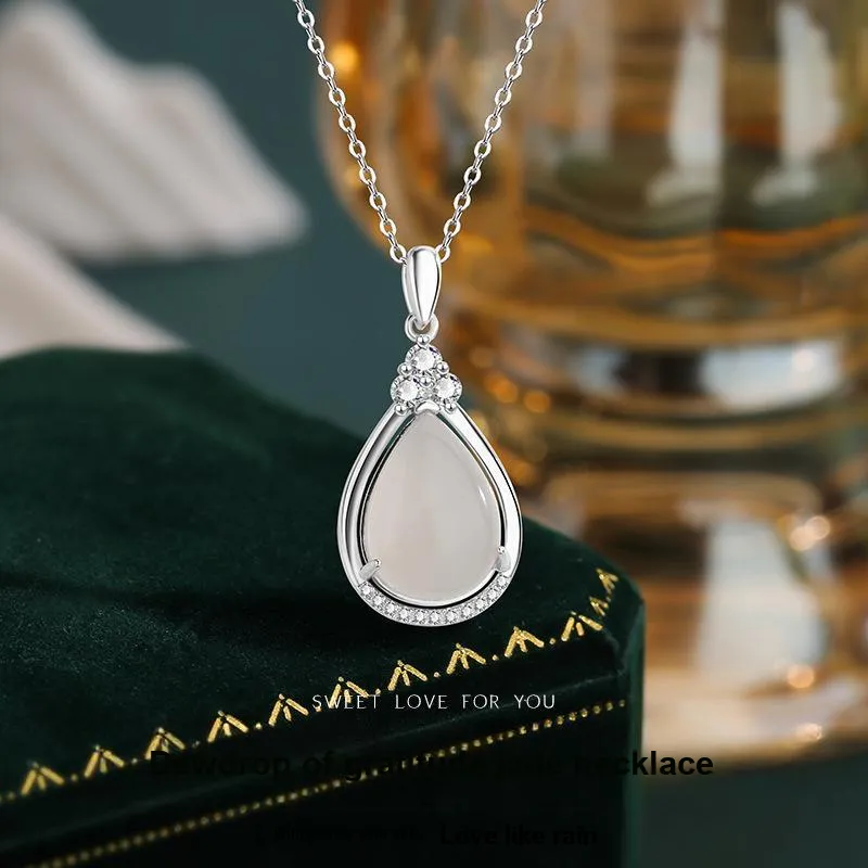MISS TOOYA Natural Chalcedony Necklaces Women's-1