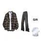 Vintage Coffee+Black Pants (Includes 1 White T-Shirt)