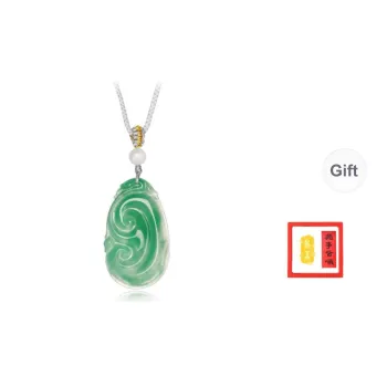 Hkgd African Emerald Necklaces Women's