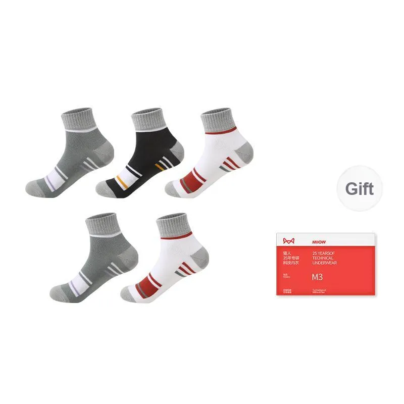 MIIOW Mid Calf Socks Men's Combo Set-6