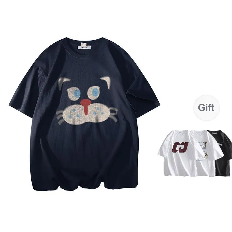 OGEK T Shirt Unisex White Comes With Random Print Top-8