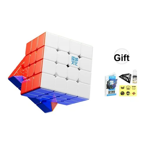 MoYu Aosu V7 THREE Track Магнитный Кубик Рубика WRM4 4-й порядок Rainbow Кубик Рубика Игрушки