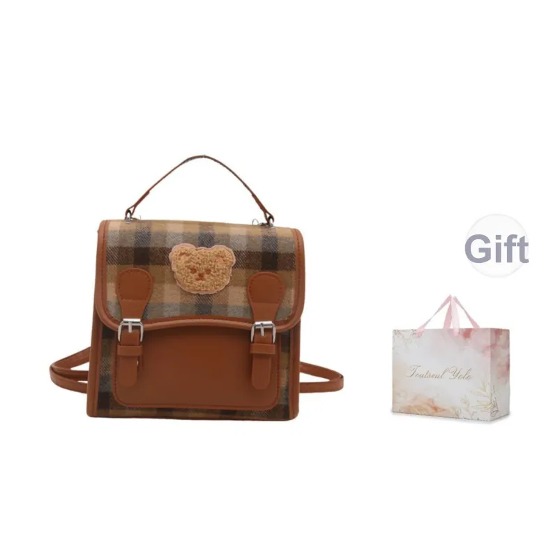 TOUTSEUL YOLO PU Backpack Women's Brown/Coffee-1
