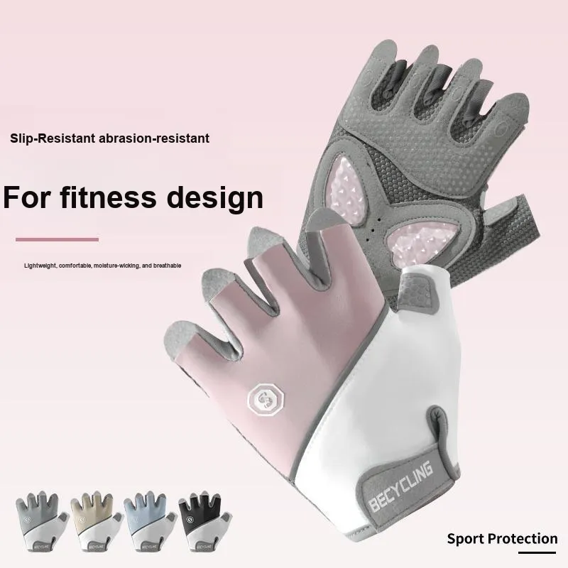 Shizhu Slip Resistant Fitness Gloves Unisex Multiple Colors-5