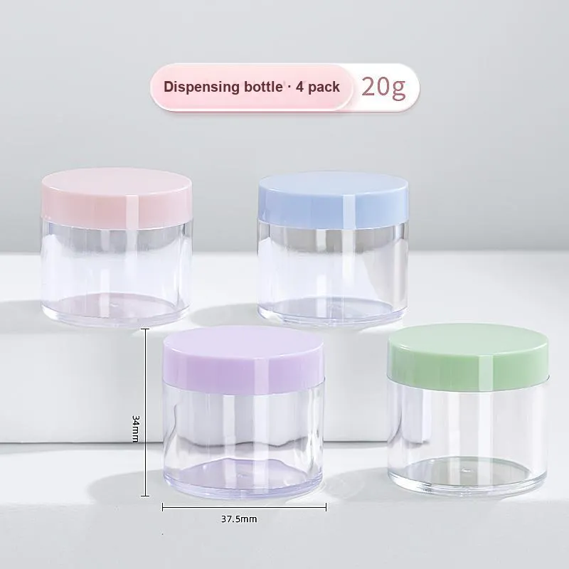 NILIYA Multicolor Face Cream Dispenser Bottles Travel Portable Empty Bottle 4 Pcs-15