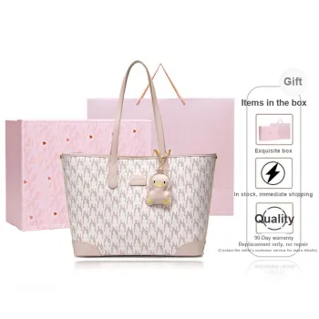 NUCELLE PVC Shoulder Bag Tote Laptop Bag Shoulder Bag Women's Hyacinth Pink