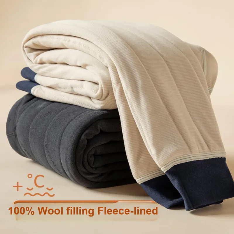 H YXIANG Men Thermal Pants-8