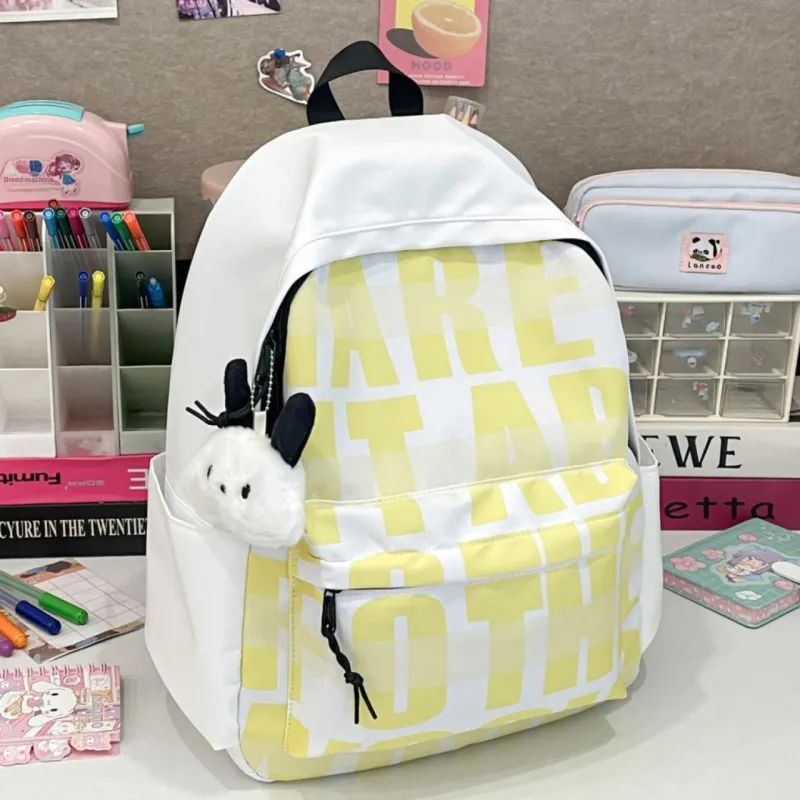 Parker Bear Nylon Backpack Unisex Multicolor-6
