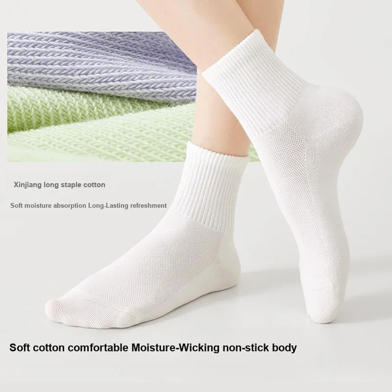 B&C.Room Mid Calf Socks Women's 8 Pack-12